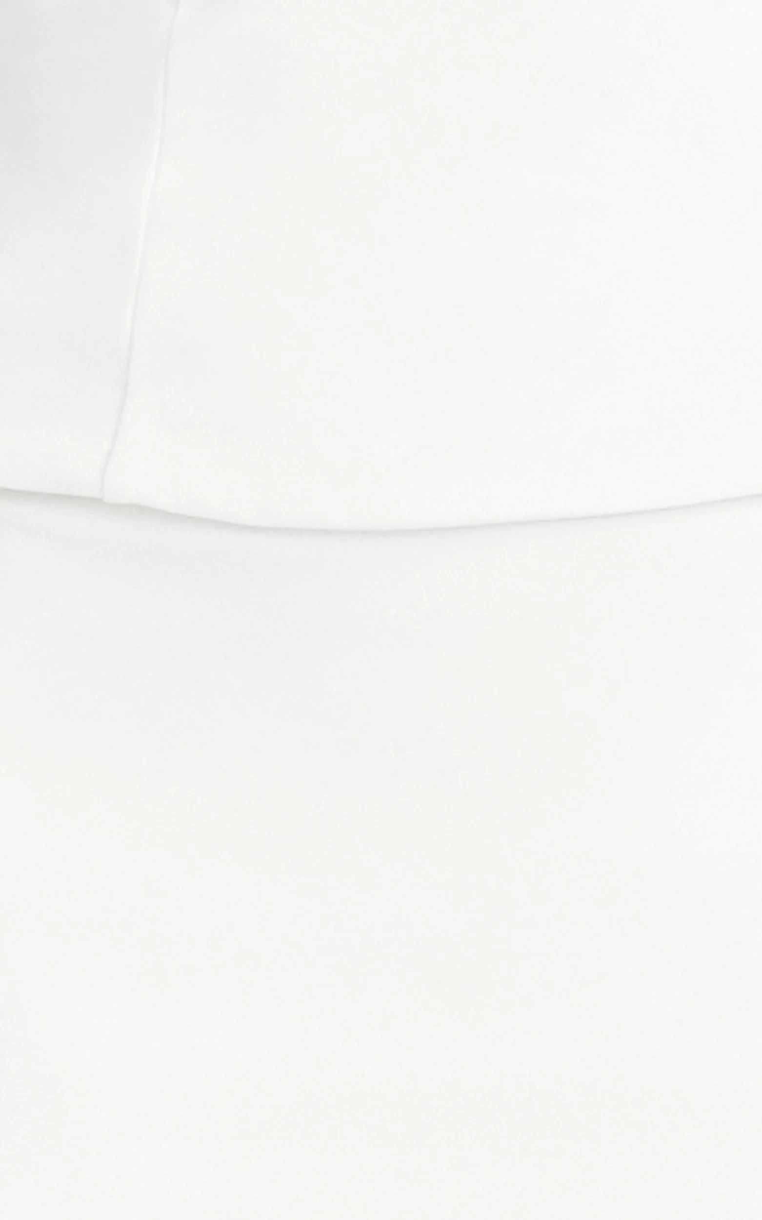 Anya Two Piece Top and Skirt Set - Strapless Fit And Flare Top And Maxi Skirt in Cream - Image 8