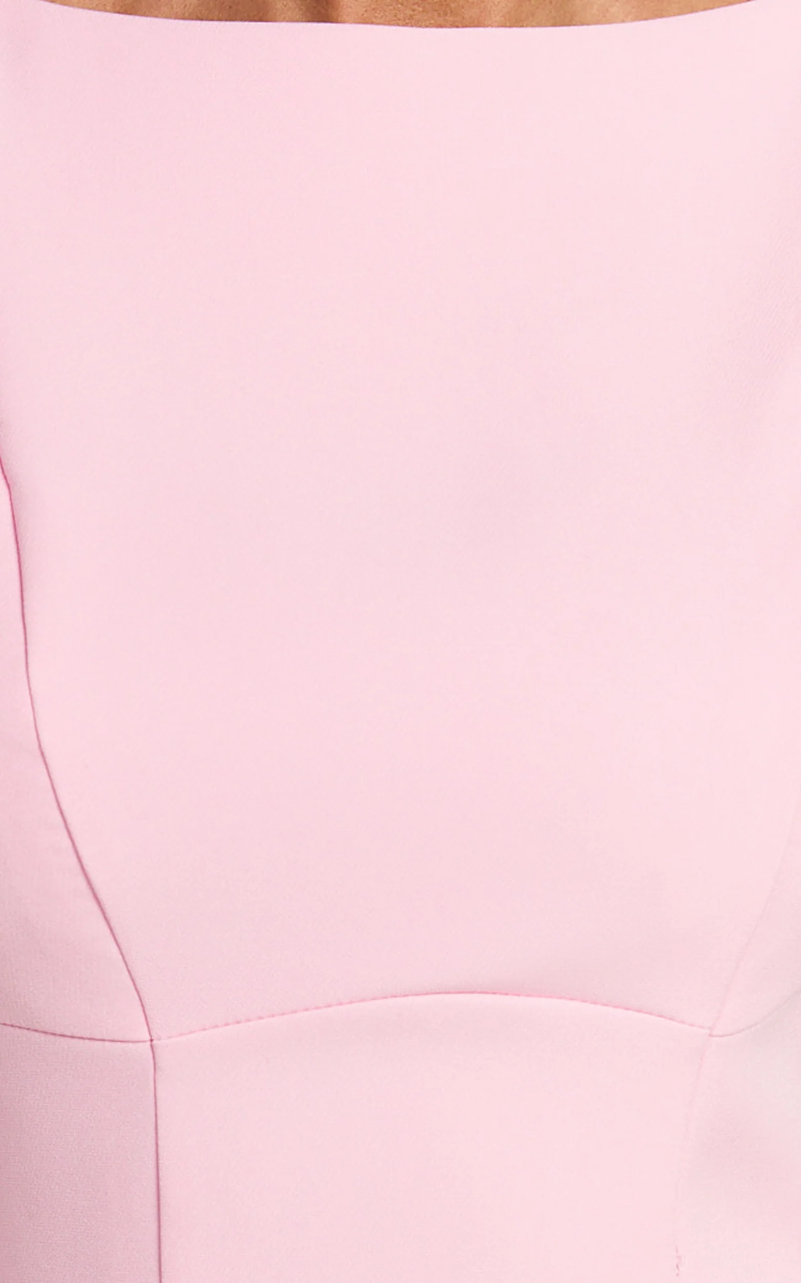 Arisa Mini Dress - High Neck Backless Dress in Pink - Image 6