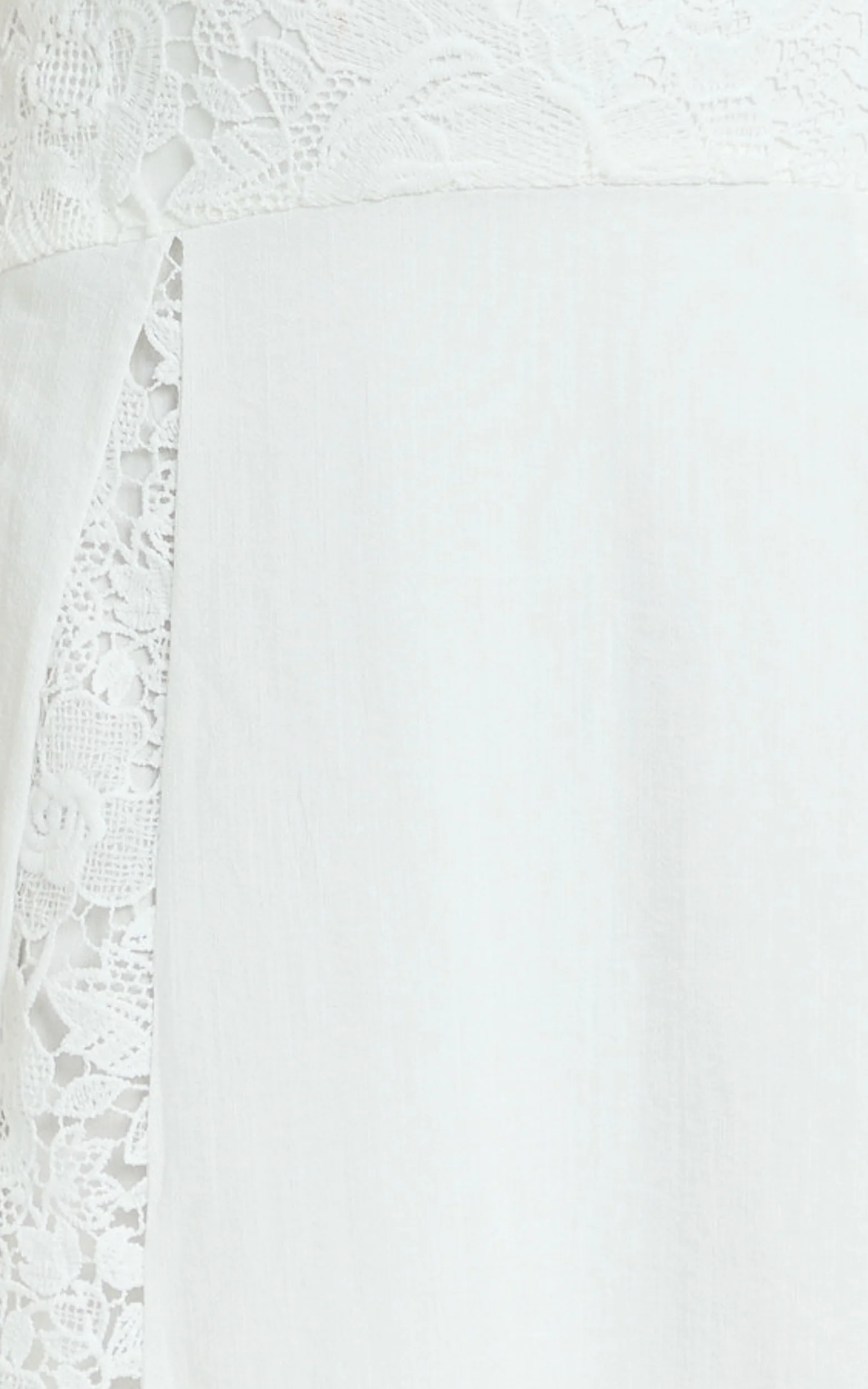 Belle Two Piece Set - Off Shoulder Top and Maxi Skirt Set in White - Image 6