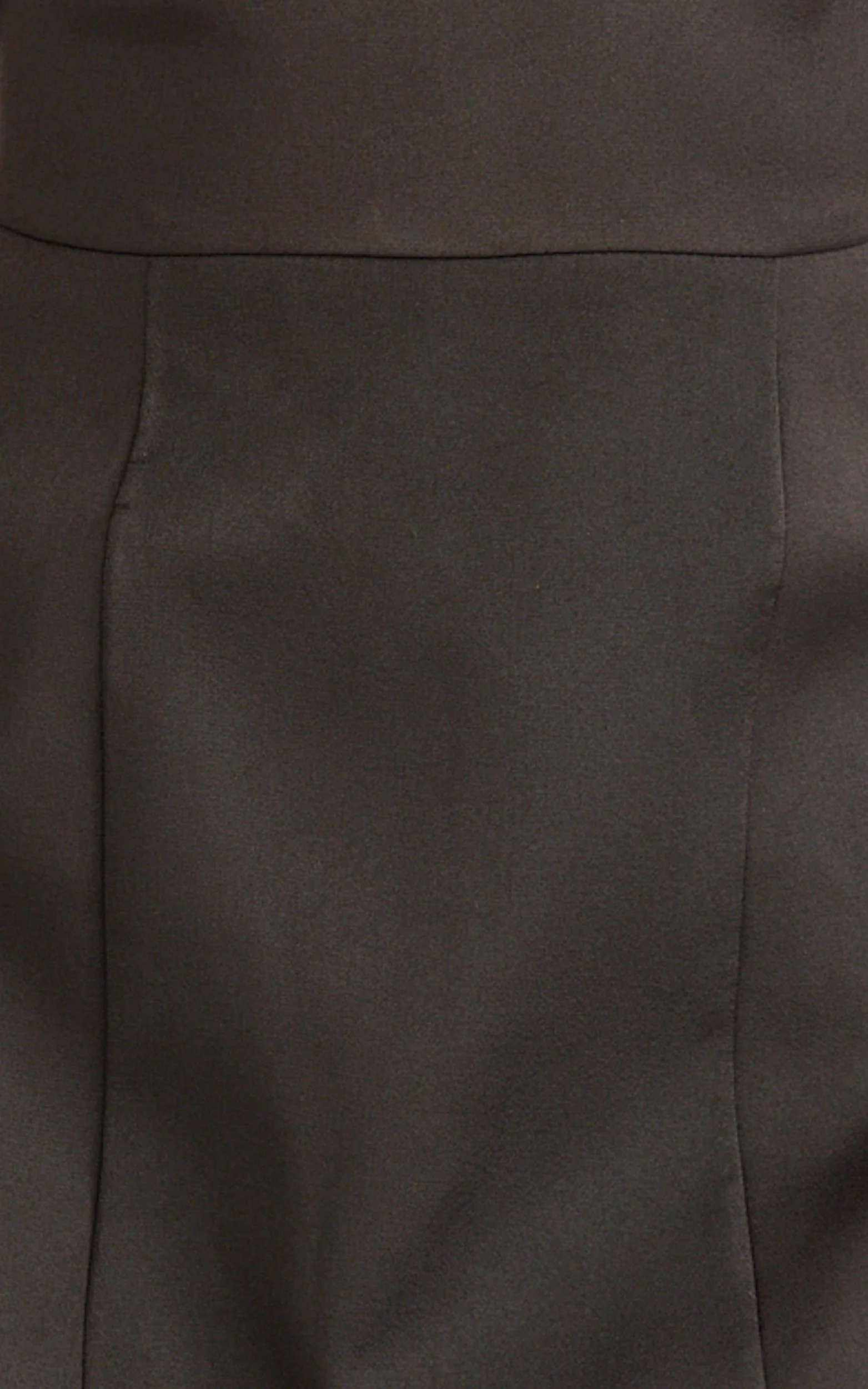 Benson Mini Dress - Sweetheart Fit And Flare Tulip Dress in Black - Image 6