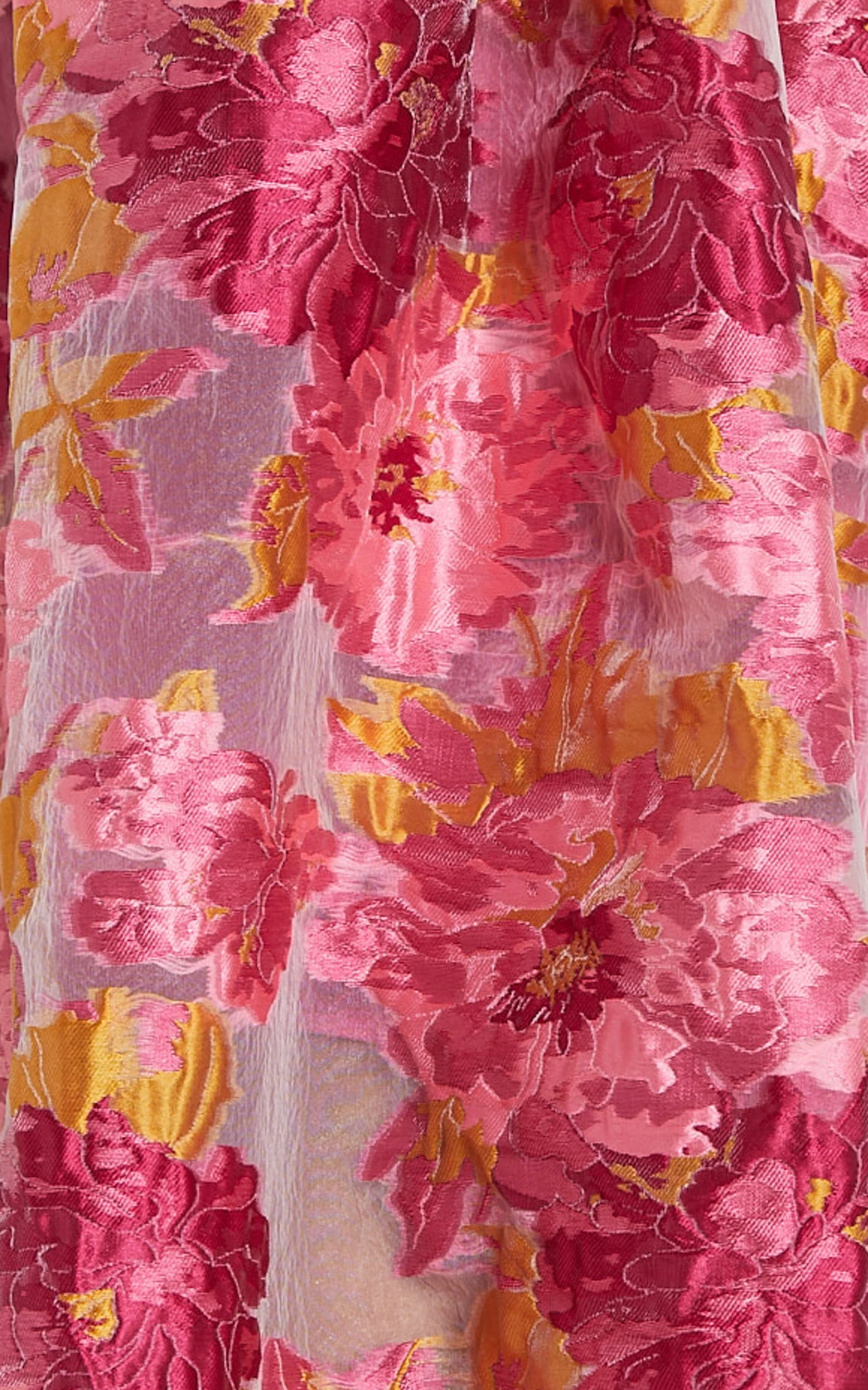 Brailey Midi Dress - Aline Corset Detail Dress in Light Pink - Image 2