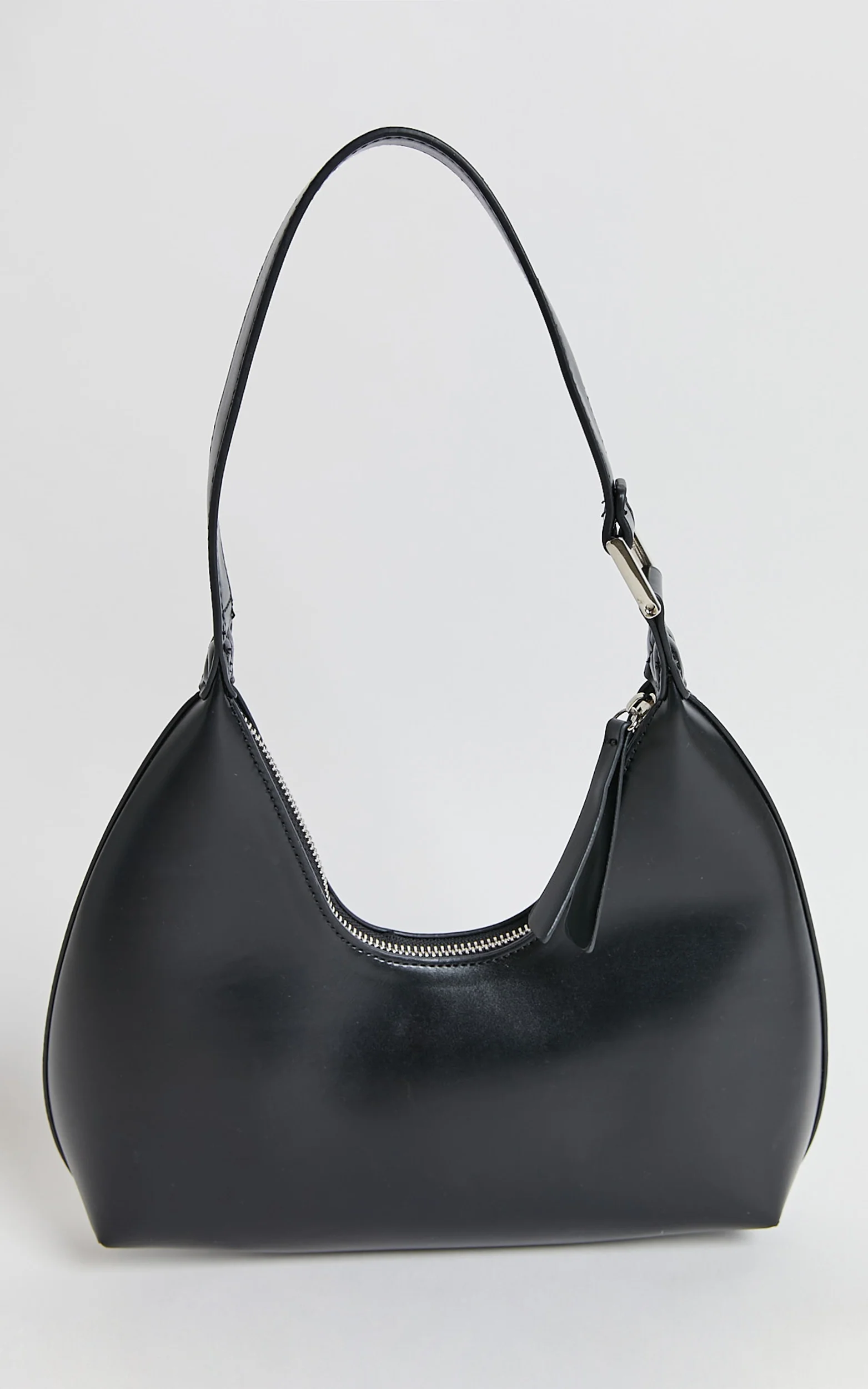 Calabasas Bag - PU Shoulder Bag in Black - Image 4