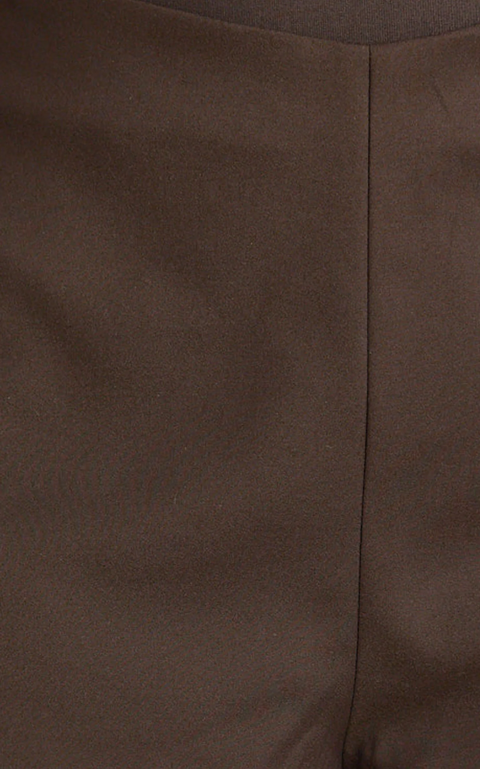 Cassandra Shorts - High Waisted Fitted Micro Shorts in Chocolate - Image 6