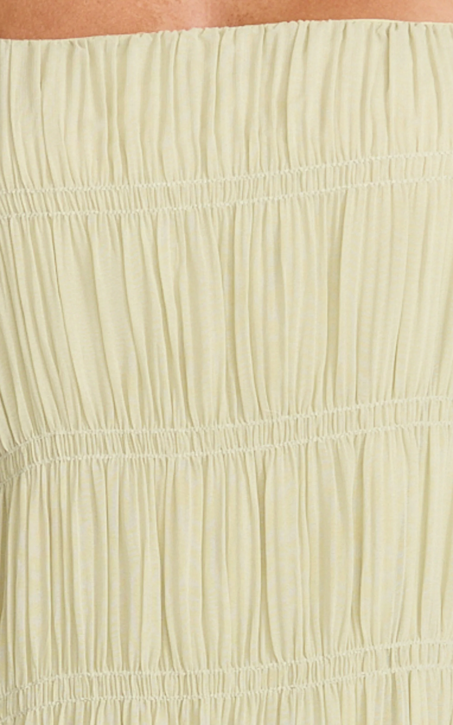 Cleo Maxi Dress - Textured Detail Dress in Sage - Image 6