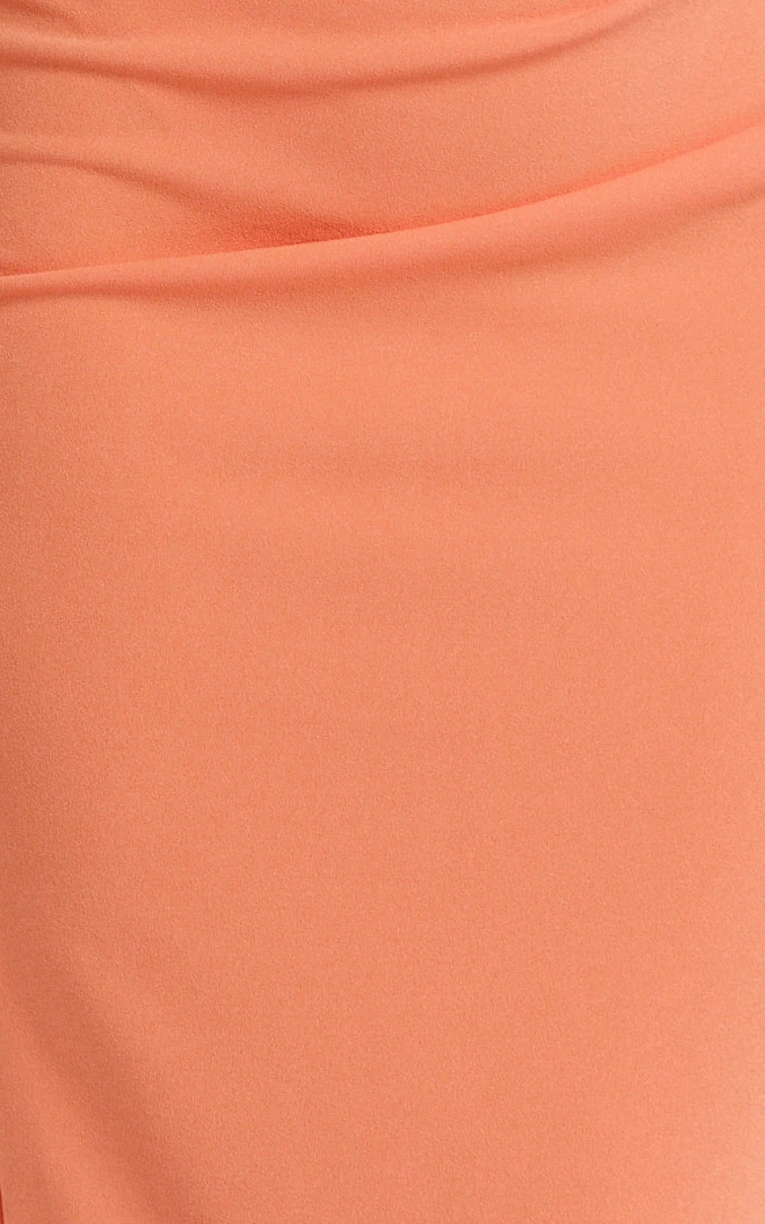 Criselda Maxi Dress - One Shoulder Maxi Dress in Orange - Image 7