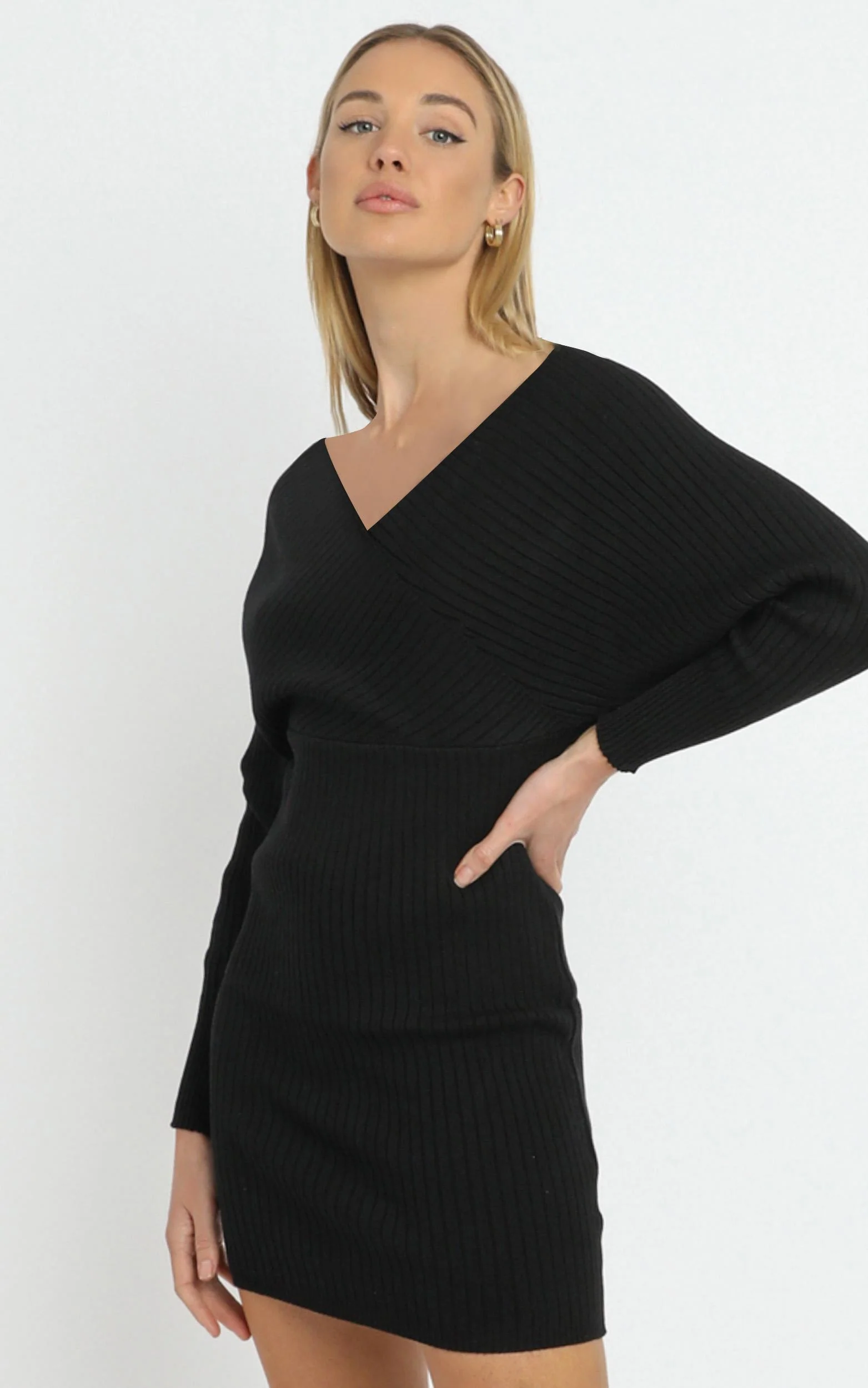 Loretta Dress in Black - Image 6