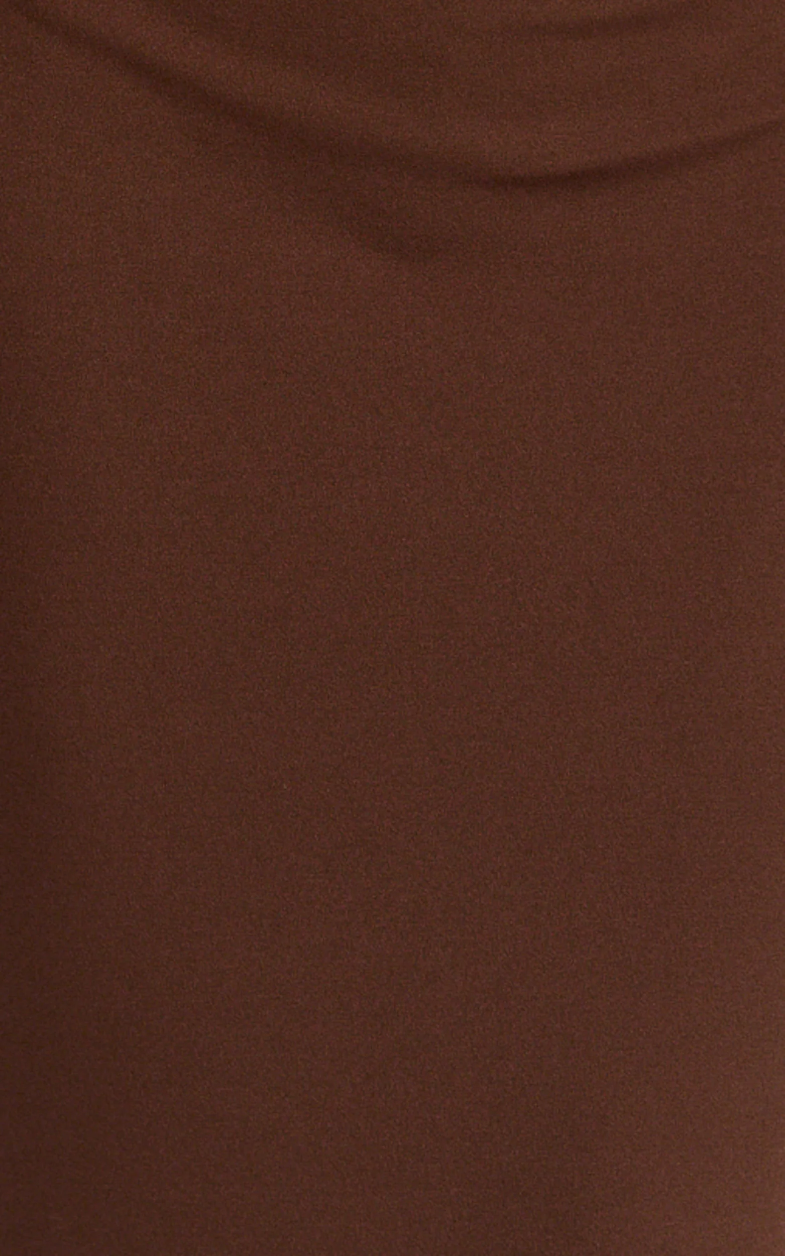 Eira Maxi Dress - High Neck Cap Sleeve Maxi Dress in Chocolate - Image 6