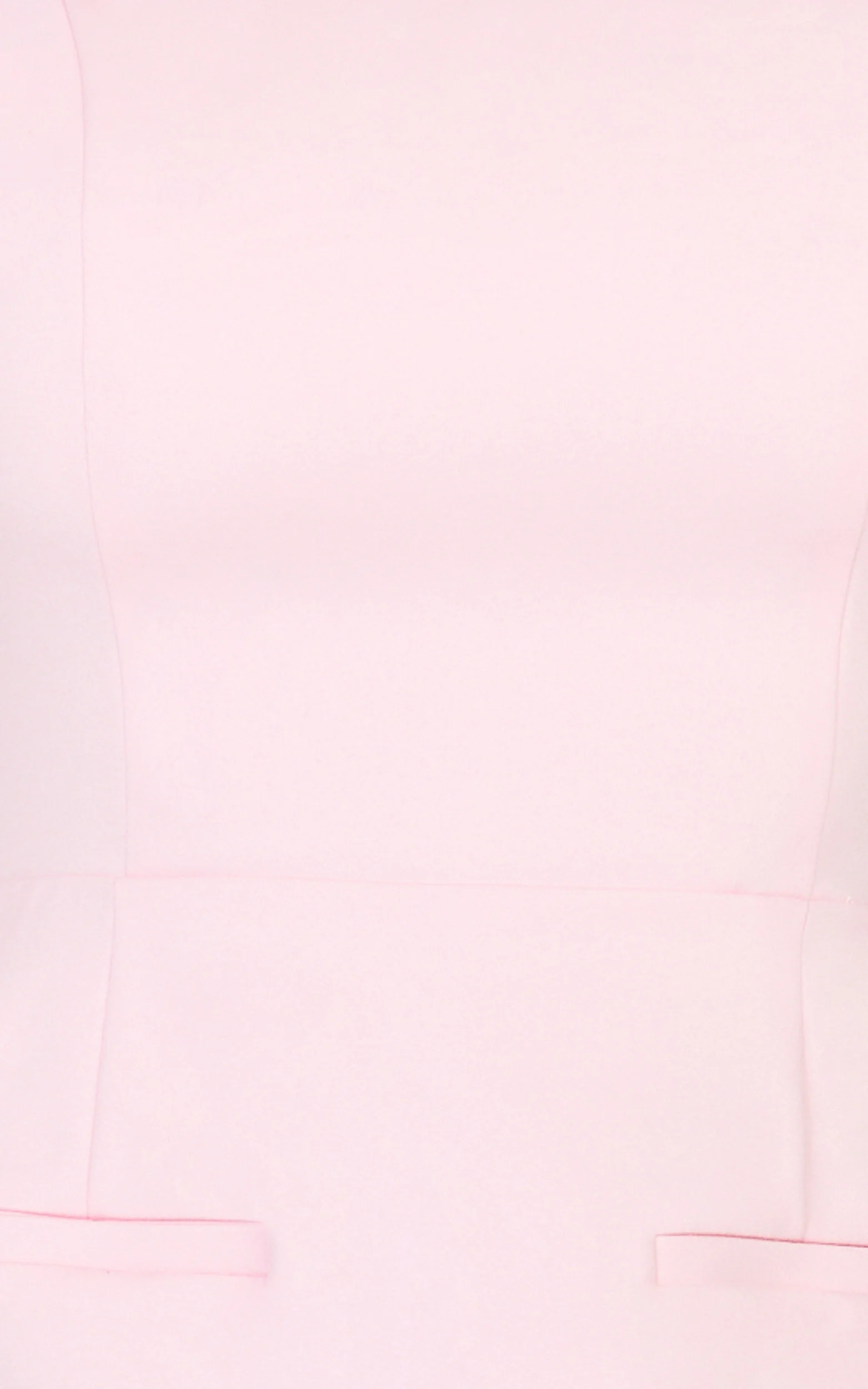 Eloise Playsuit - Straight Neck Fit And Flare Playsuit in Pink - Image 6