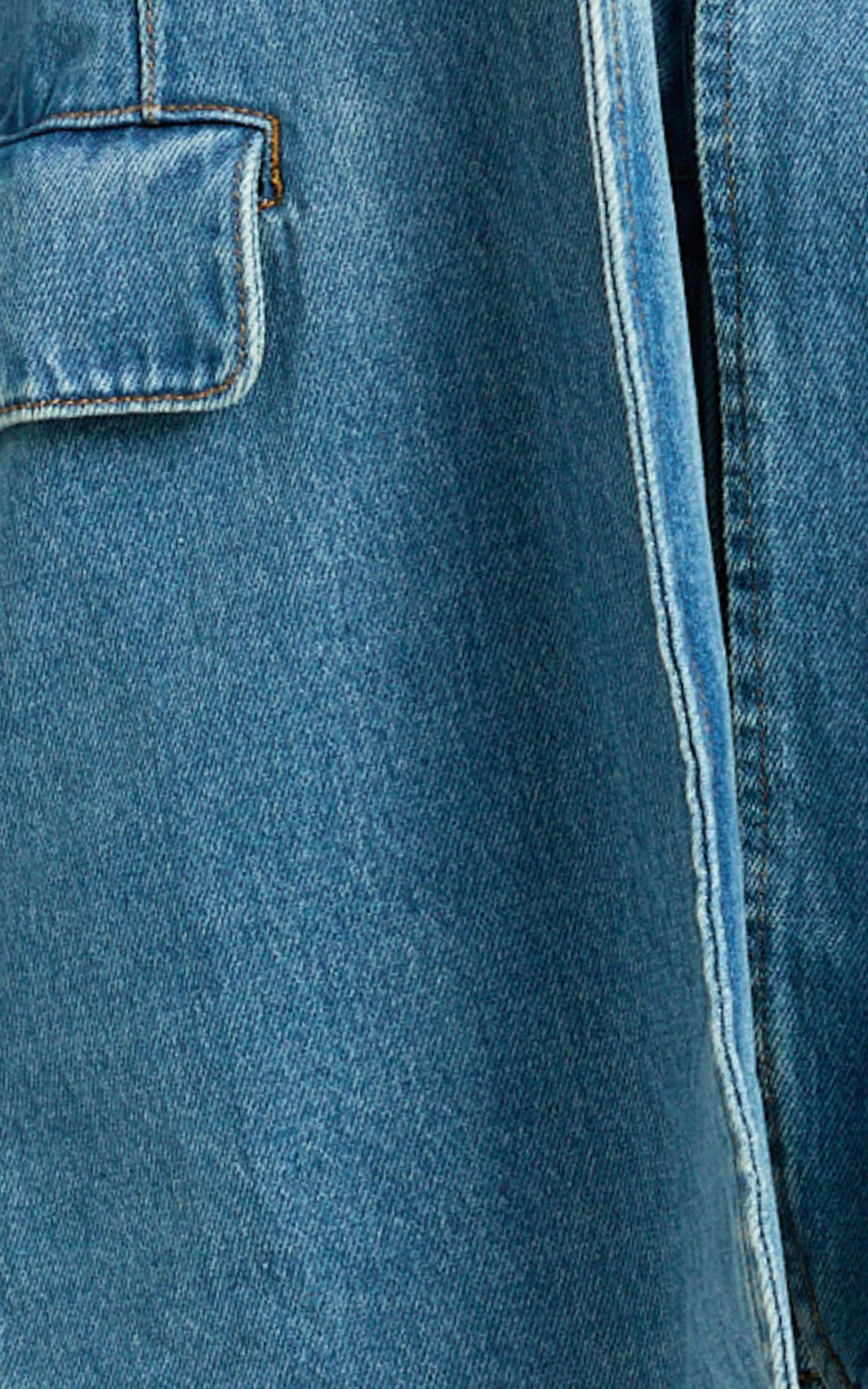 Fabia Jacket - Denim Oversized Blazer in Light Blue Wash - Image 7