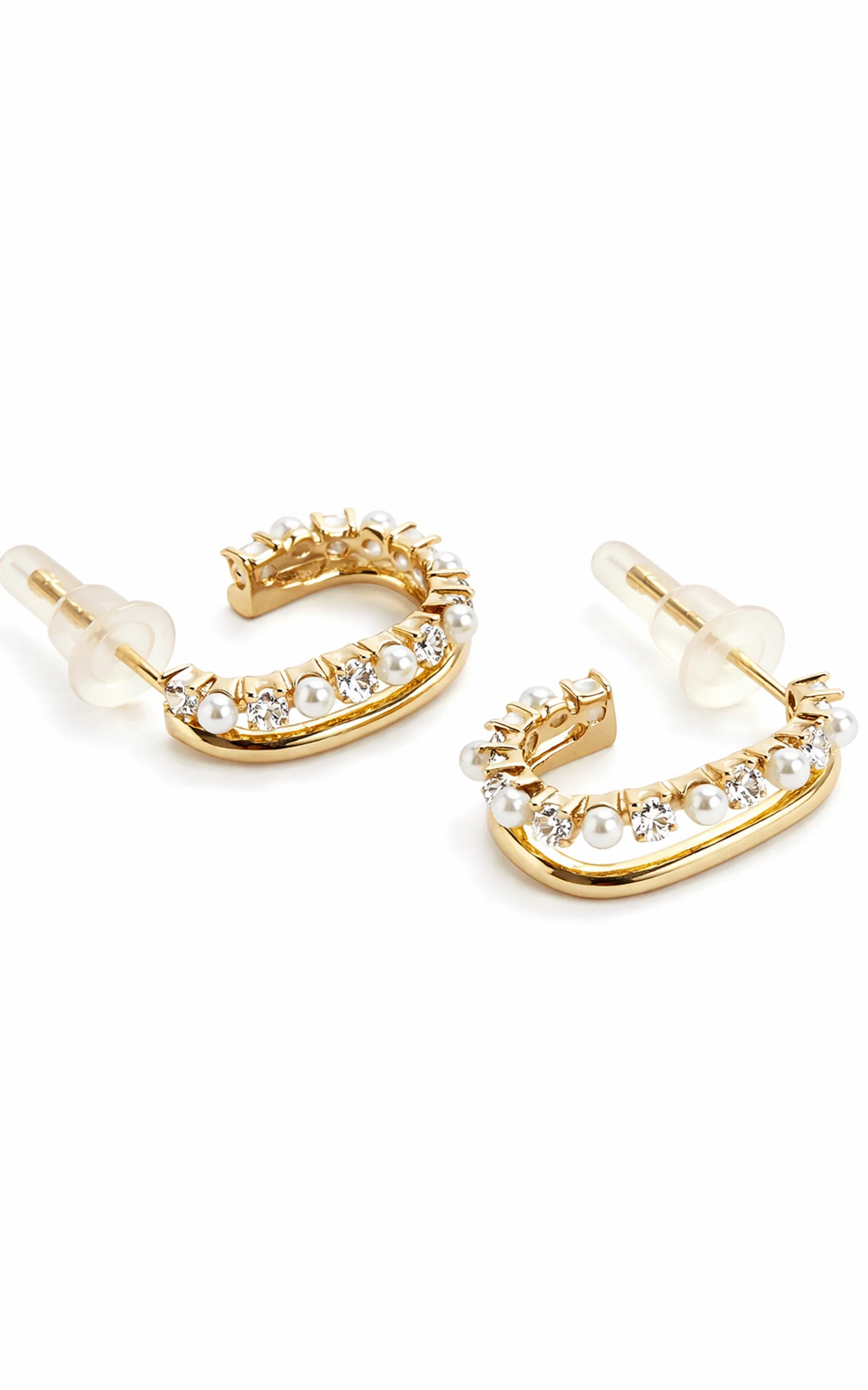 Haisley Hoop Earrings in Gold - Image 2