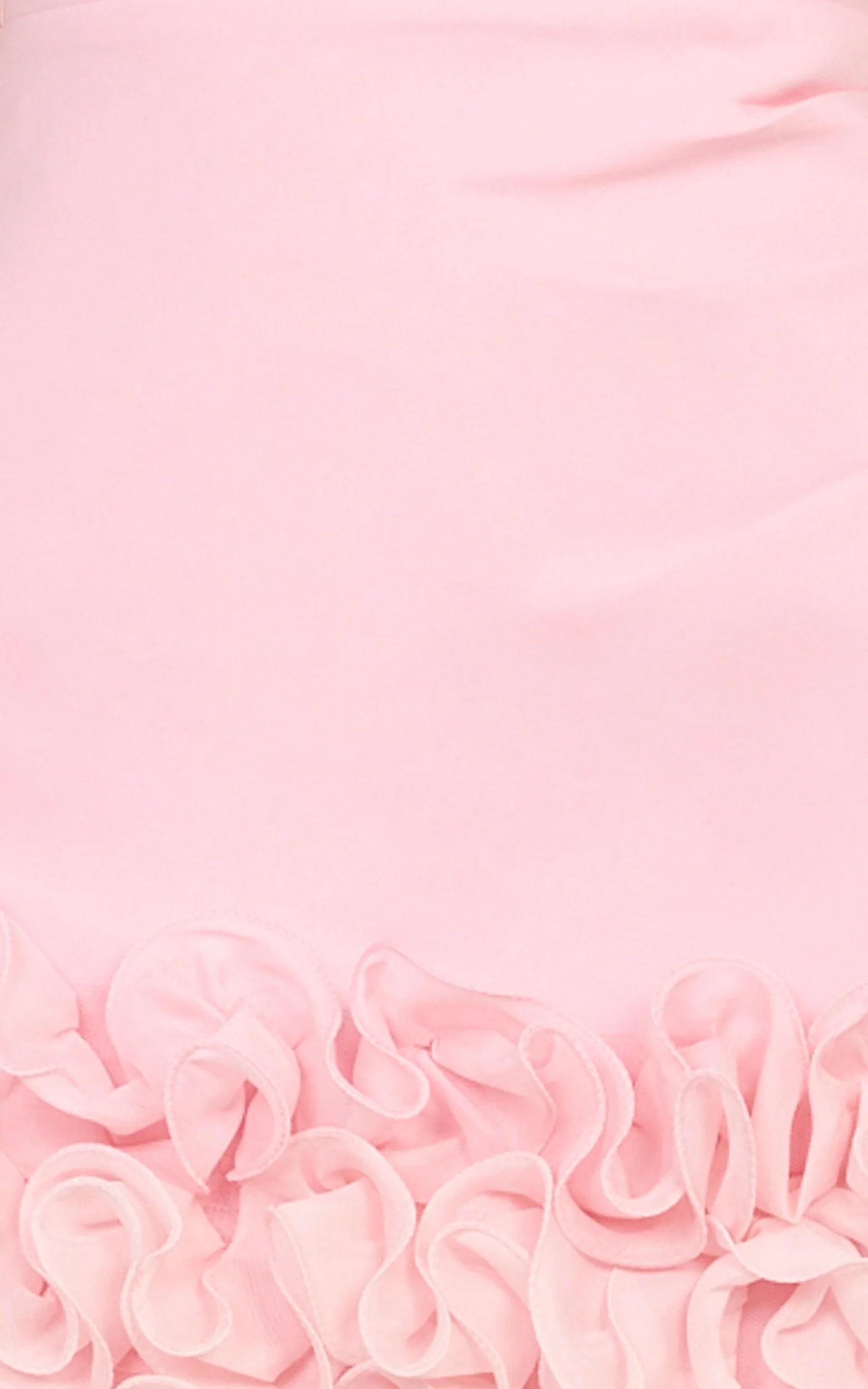 Inaya Mini Dress - Strapless Flounce Hem Dress in Pink - Image 6