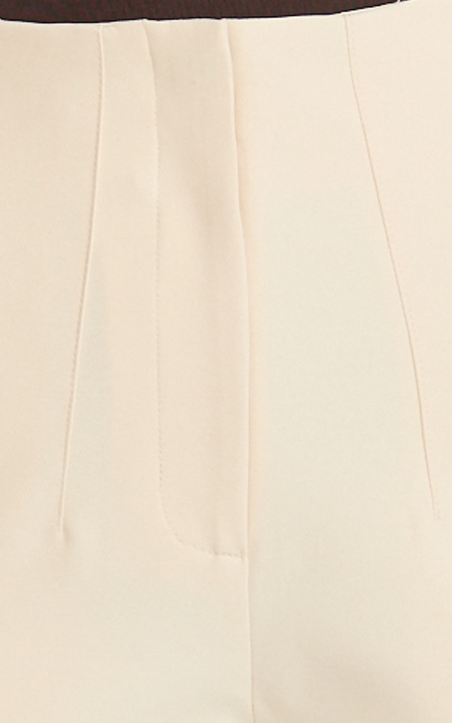 Ivy Pants - High Waisted Slim Cropped Pants in Cream - Image 7