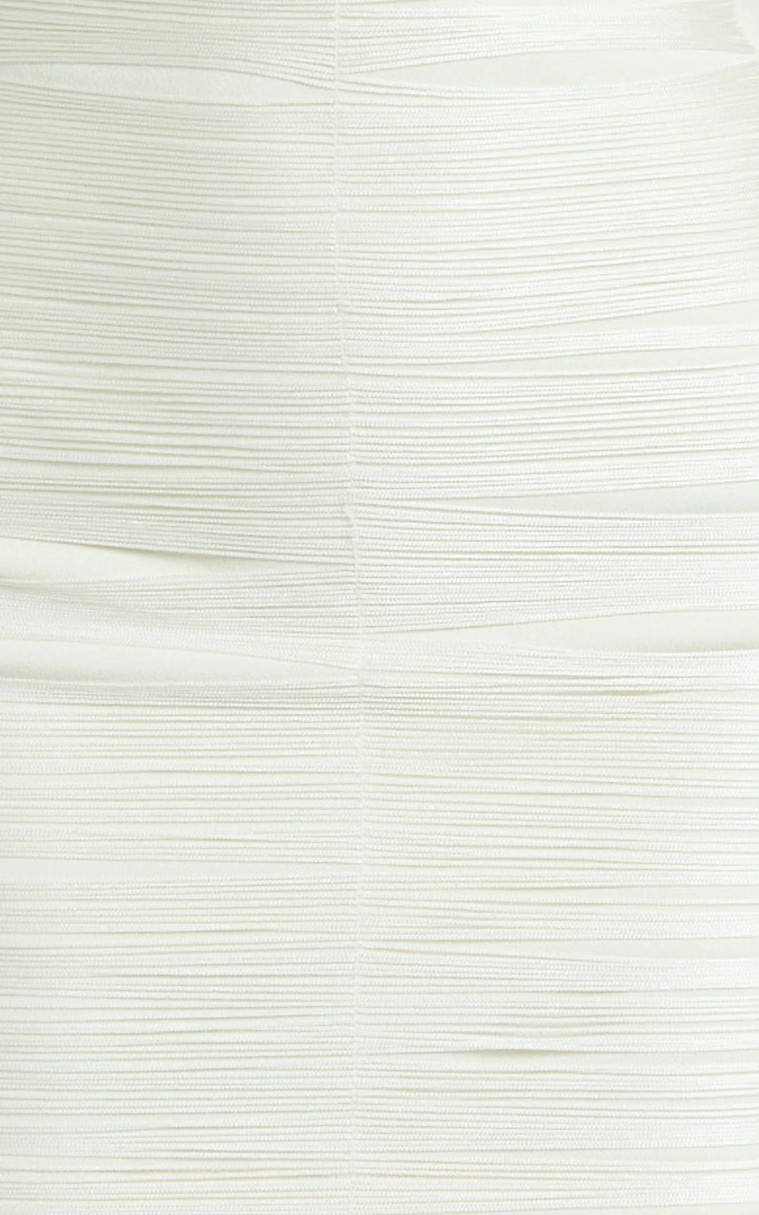 Joanne Mini Dress - Fringe Detail Bodycon Dress in Ivory - Image 8