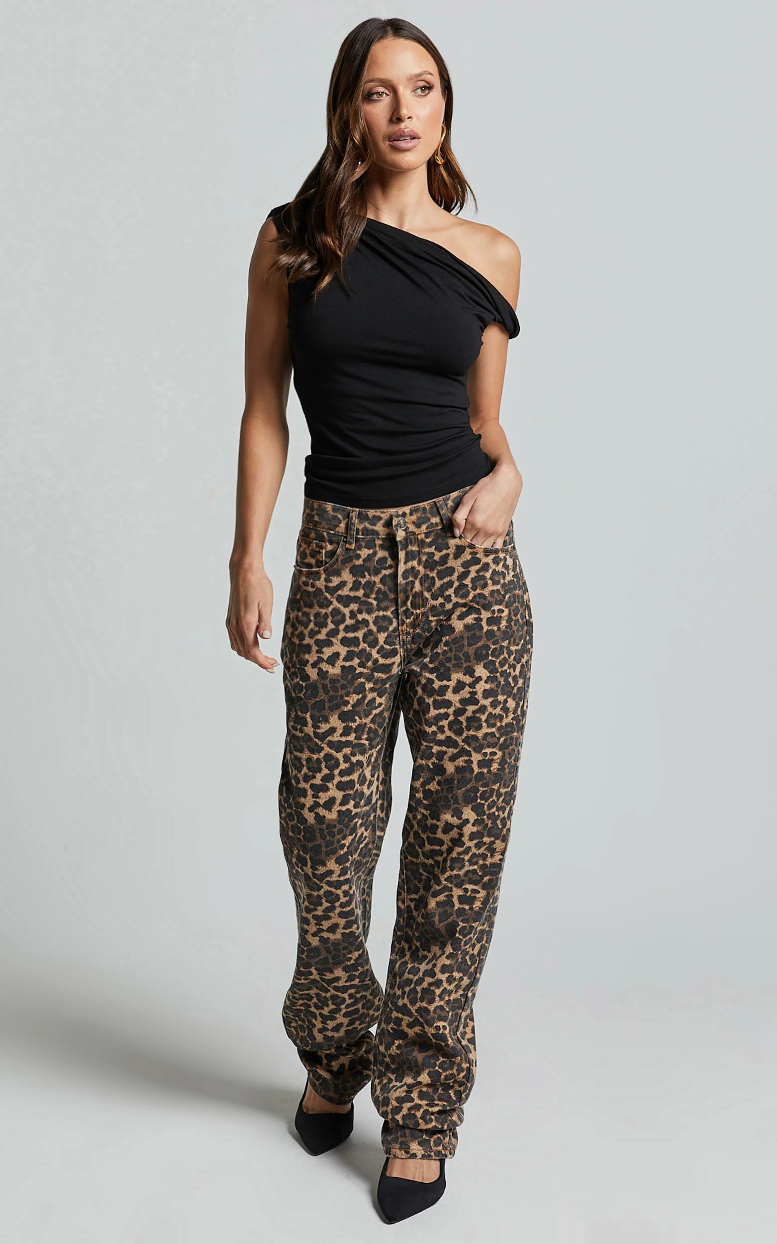 Lioness - Carmela Jeans in LEOPARD - Image 5