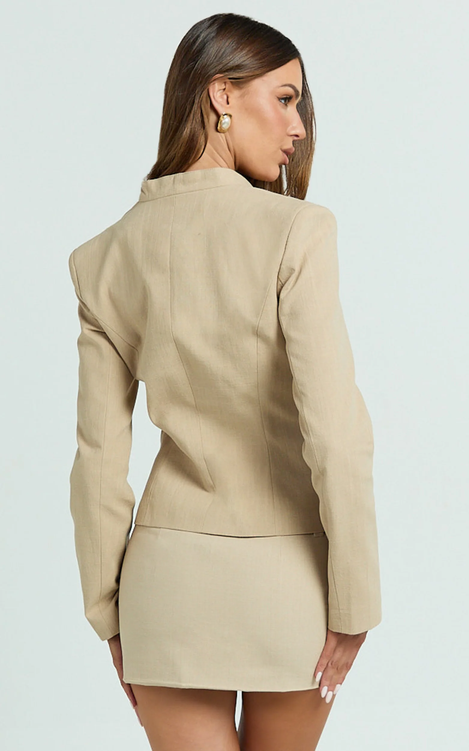 Lioness - Leo Mini Skirt in Deep Wheat - Image 6