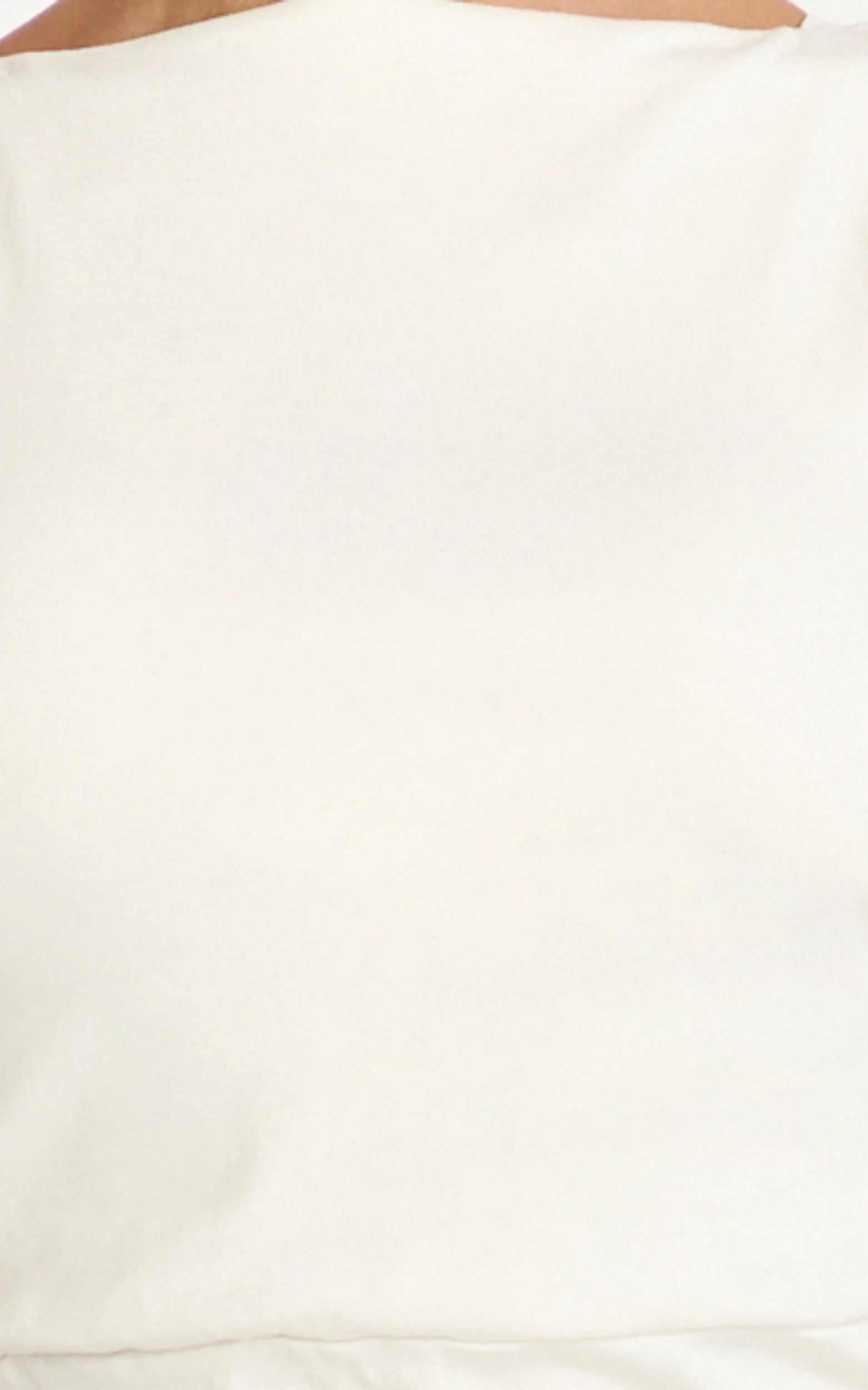 Liora Midi Dress - Boat Neck Side Twist Strap Midi Dress in Ivory - Image 6