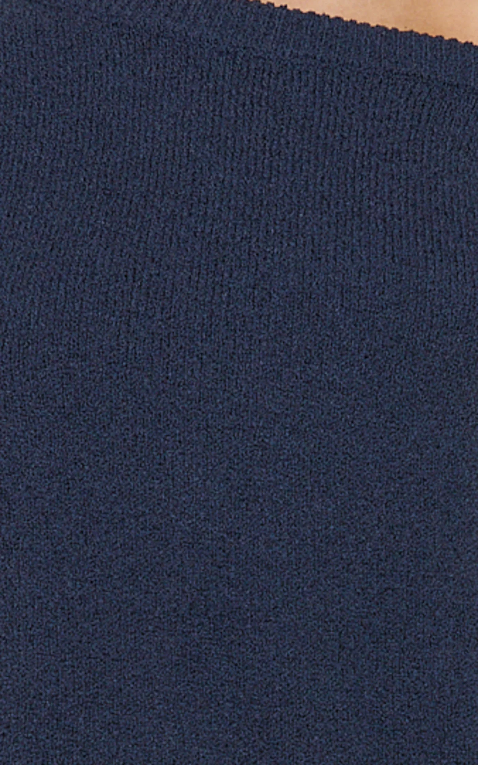 Marilou Top - Knit Off Shoulder Top in Navy - Image 6