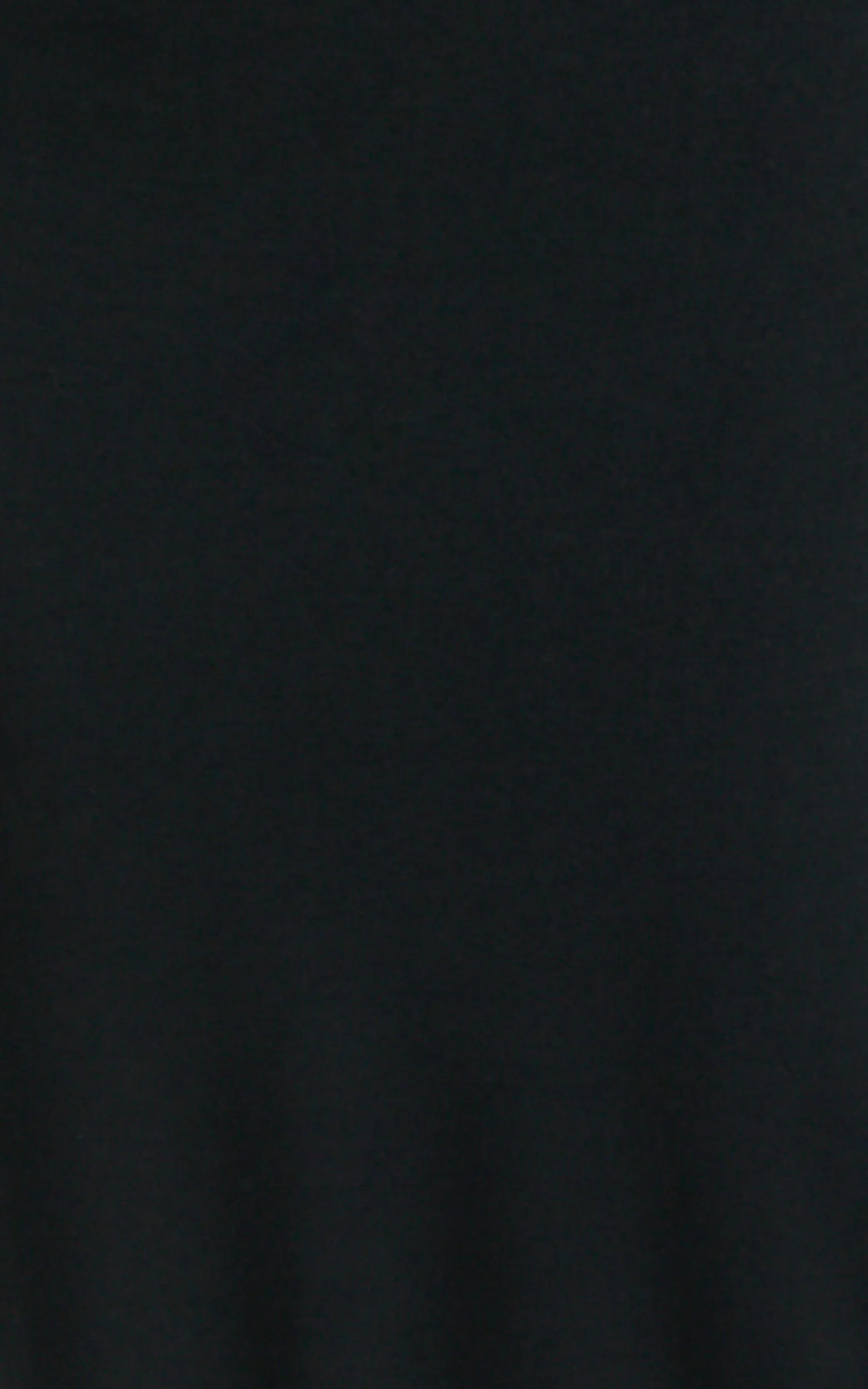 Milly Maxi Dress - Asymmetrical Off Shoulder Long Sleeve Side Ruching Maxi Dress in Black - Image 6