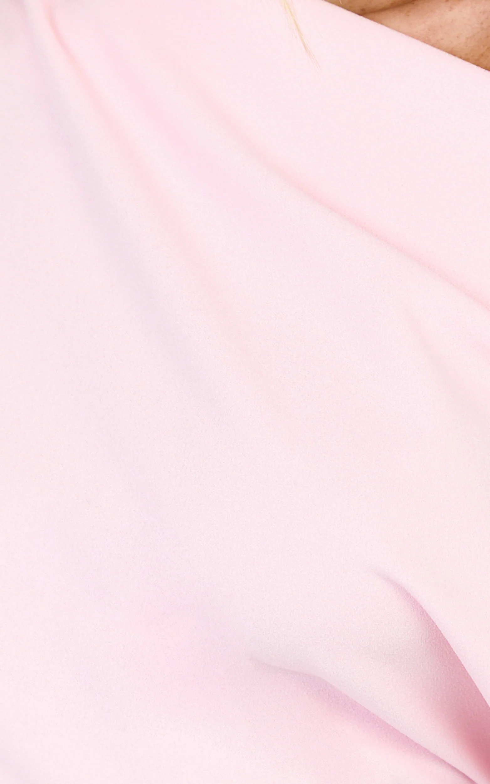 Nalfie Mini Dress - Tipped Shoulder Jersey Drape Dress in Pink - Image 6