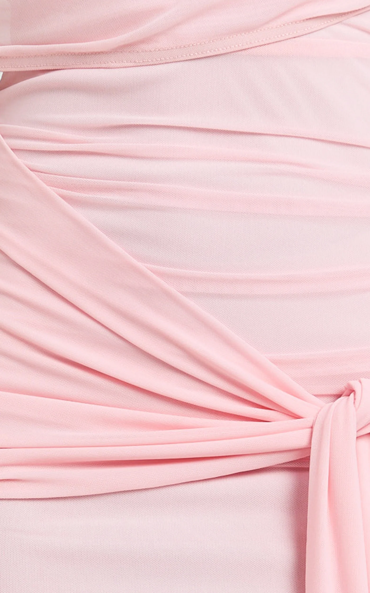 Nicolette Maxi Dress - Cape Sleeve Off Shoulder Dress in Pink - Image 8