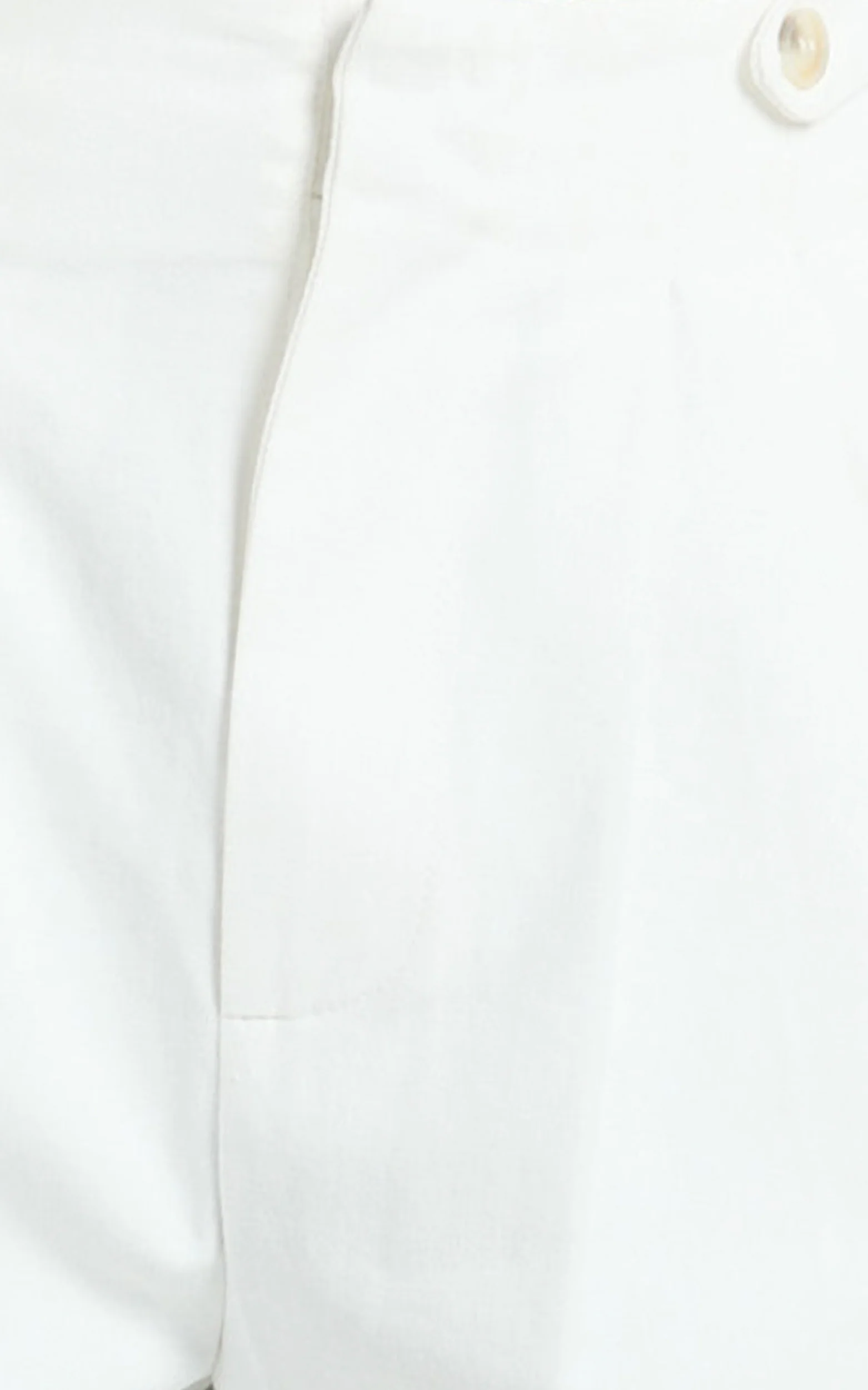Oliver Pants - High Waist Wide Leg Pleated Pants in White - Image 6
