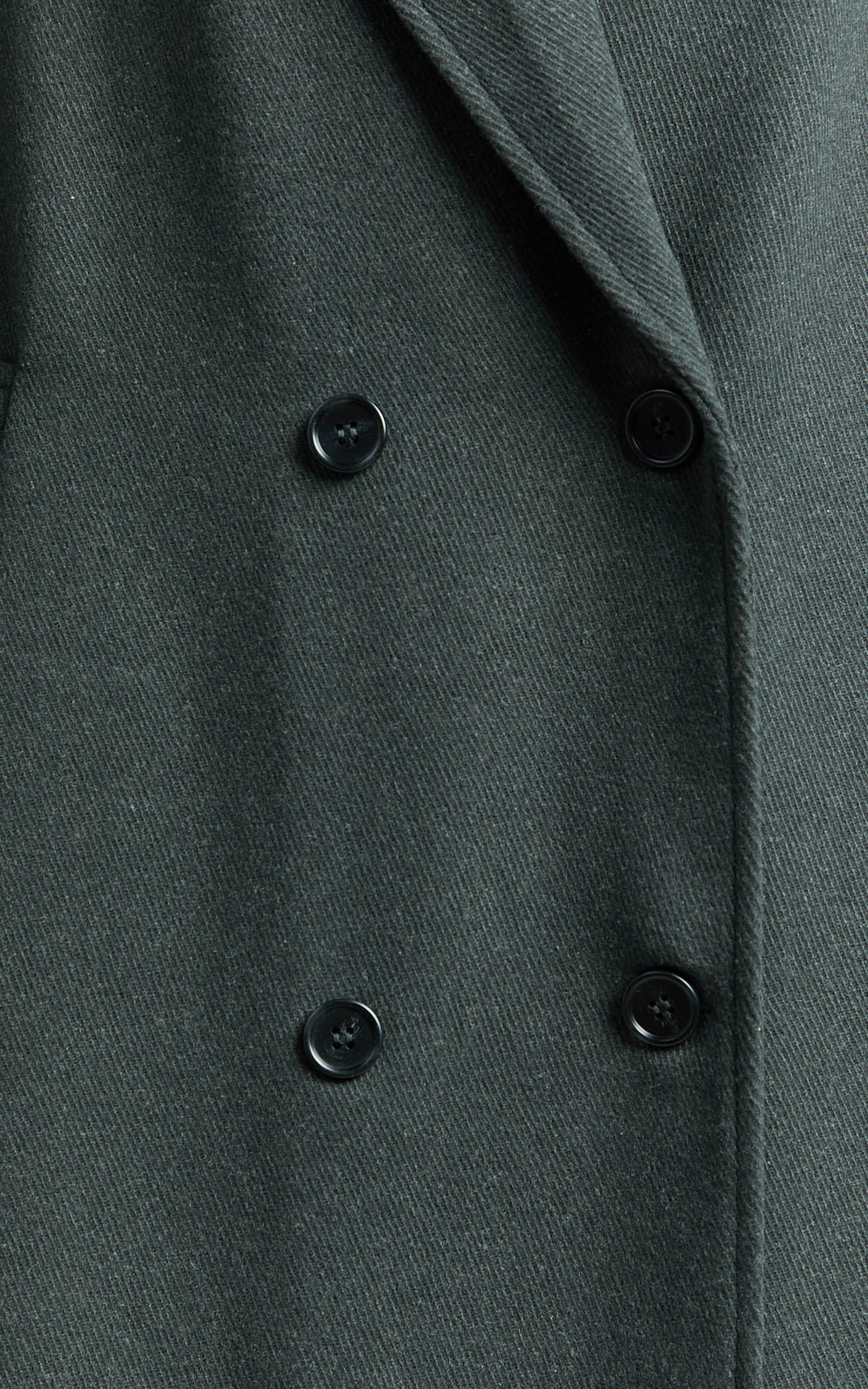 Silvena Coat - Oversized Longline Tailored Coat in Slate Grey - Image 7