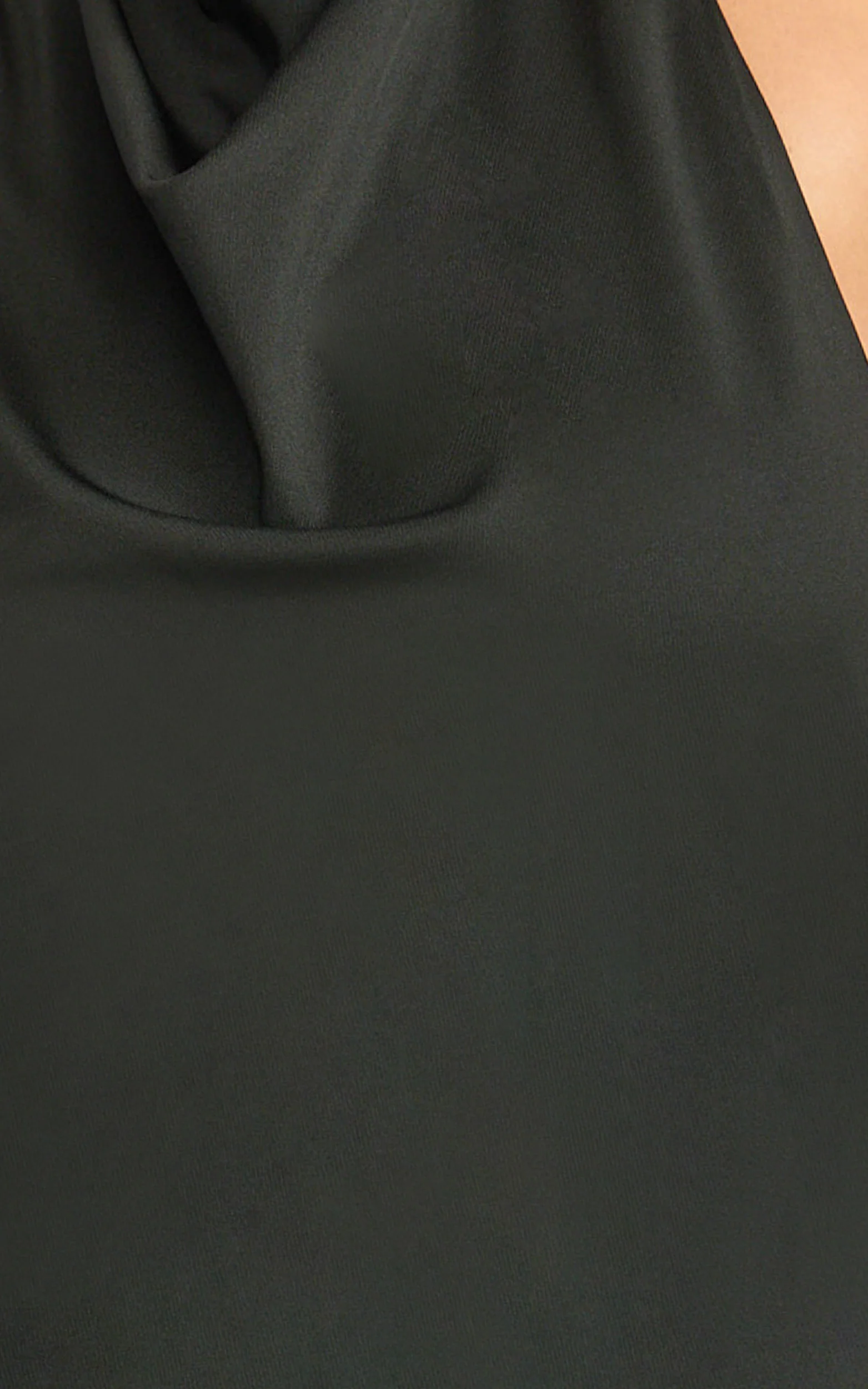 Sophia Maxi Dress - Backless High Cowl Neck Jersey Dress in Black - Image 6