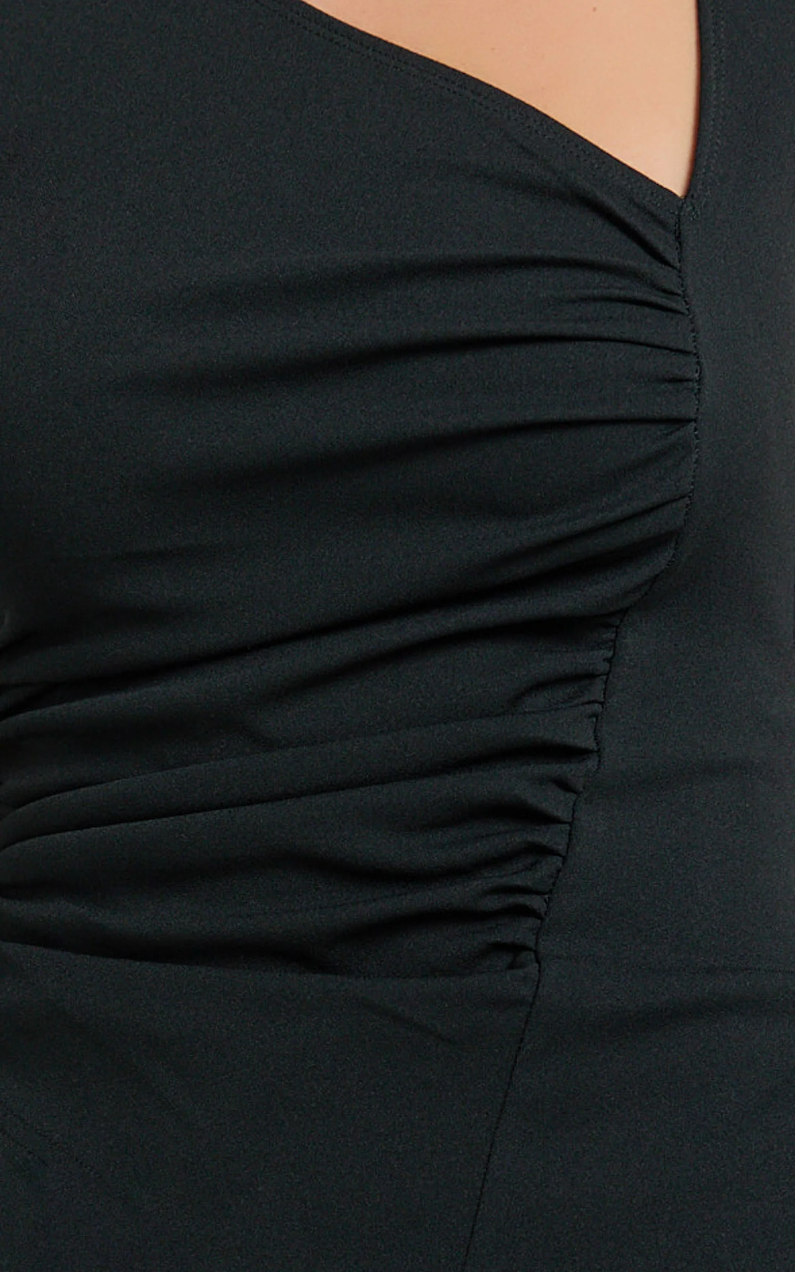 Sullivan Top - Sleeveless Asymmetrical Cut Out Top in Black - Image 7