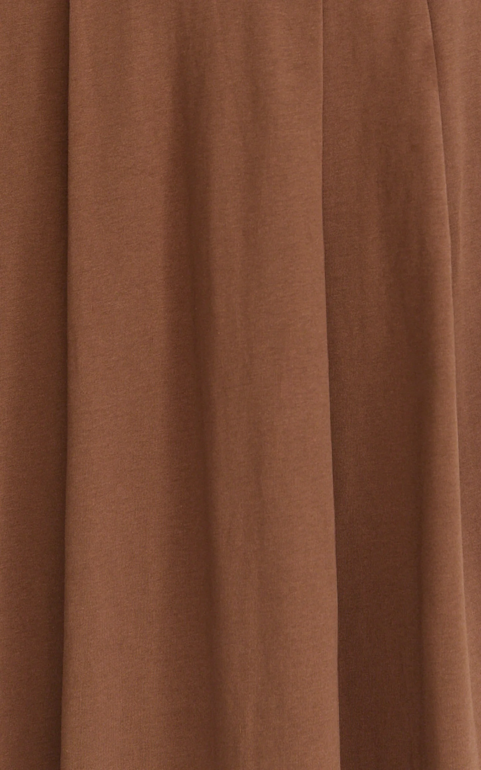 Tami Midi Dress - Off Shoulder Dress in Chocolate - Image 6