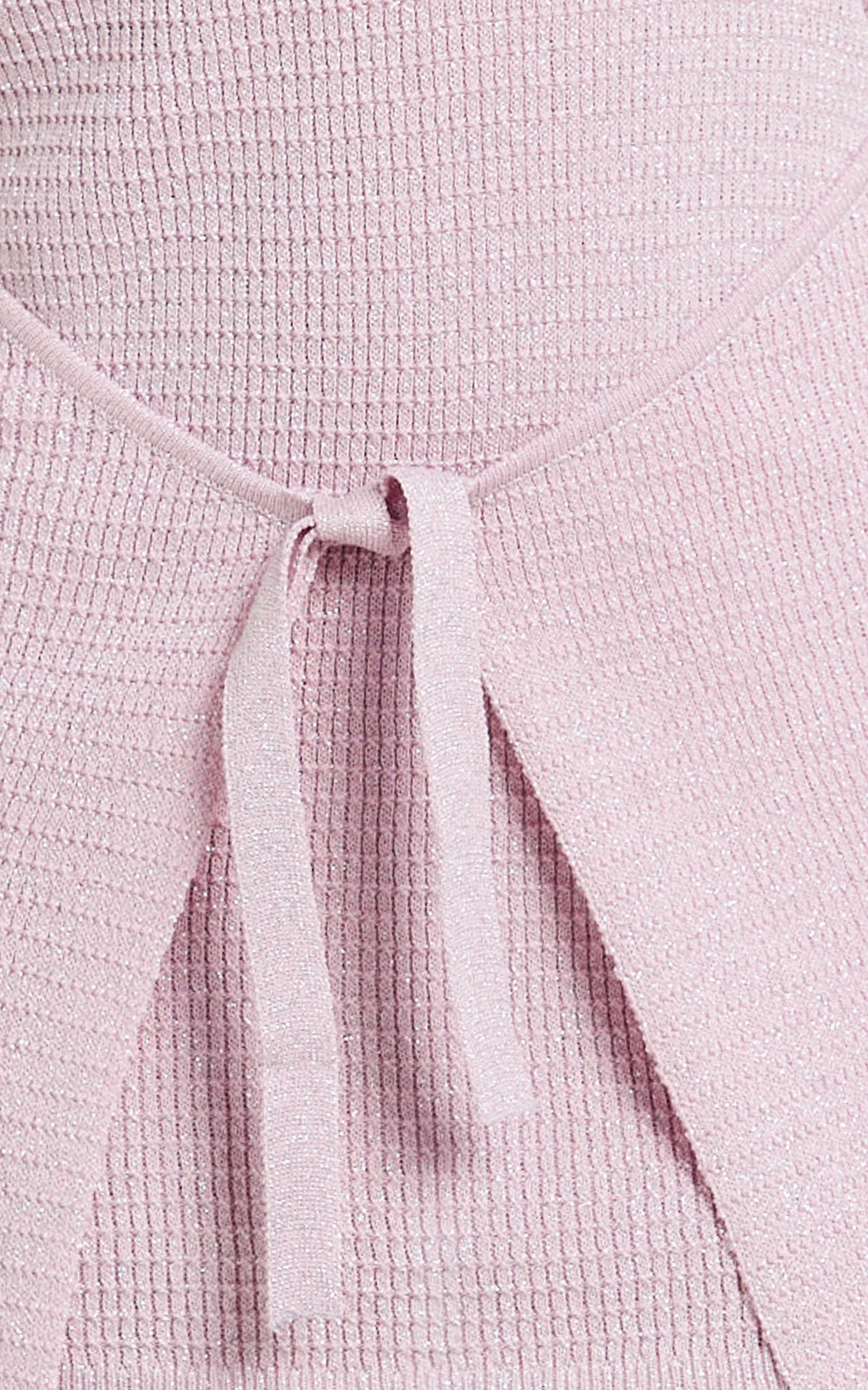 Tash Mini Dress - Strapless Skirt Wrap Dress in Pink - Image 6