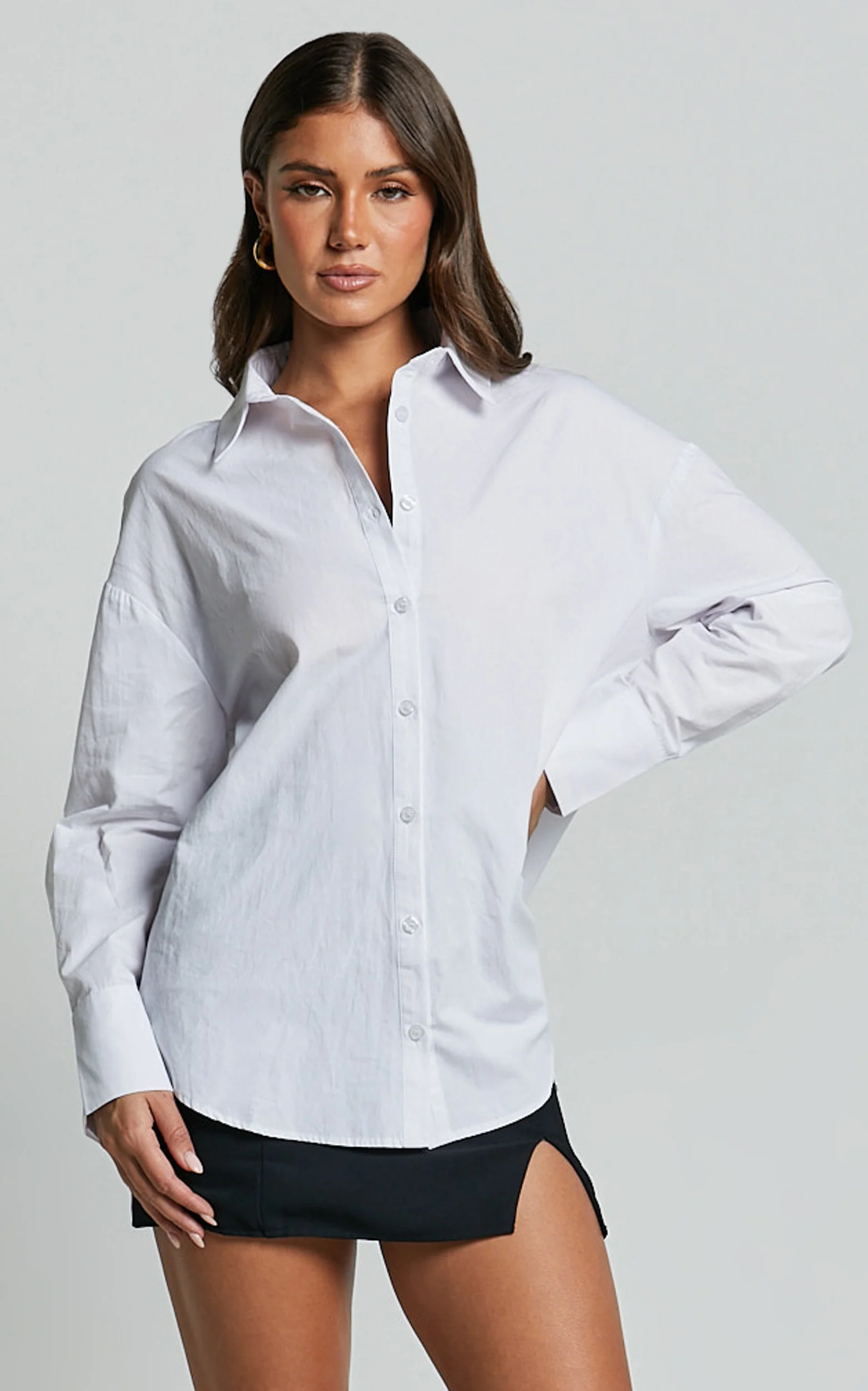 Terah Shirt - Button Up Shirt in White - Image 5
