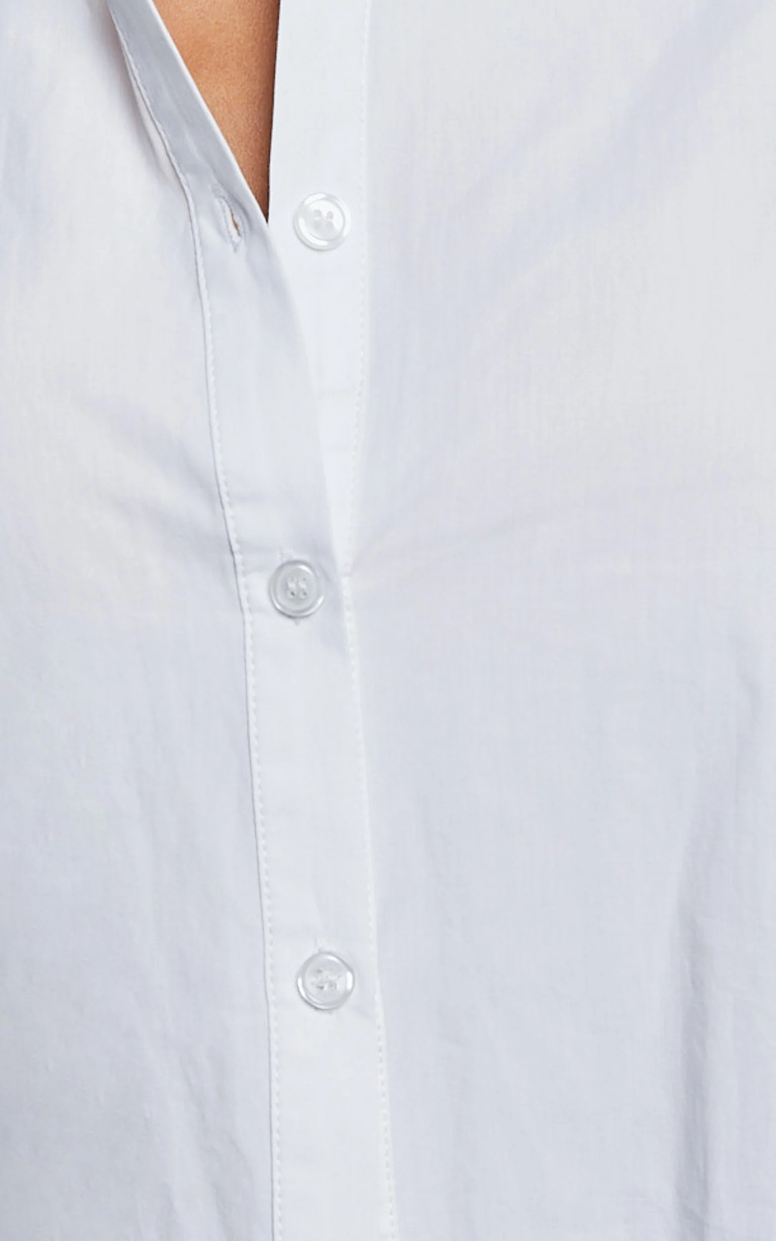 Terah Shirt - Button Up Shirt in White - Image 8