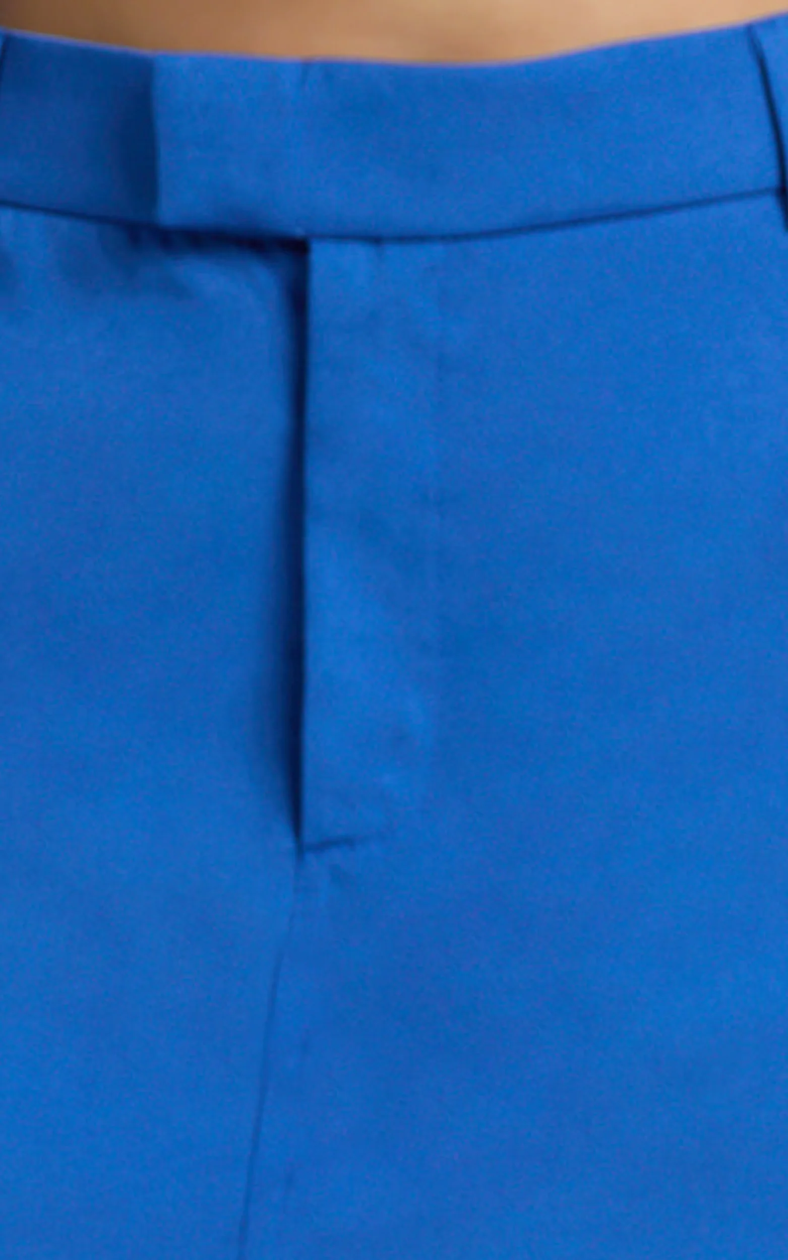 Ursula Mini Skirt - Structured Tailored Skirt in Cobalt - Image 7
