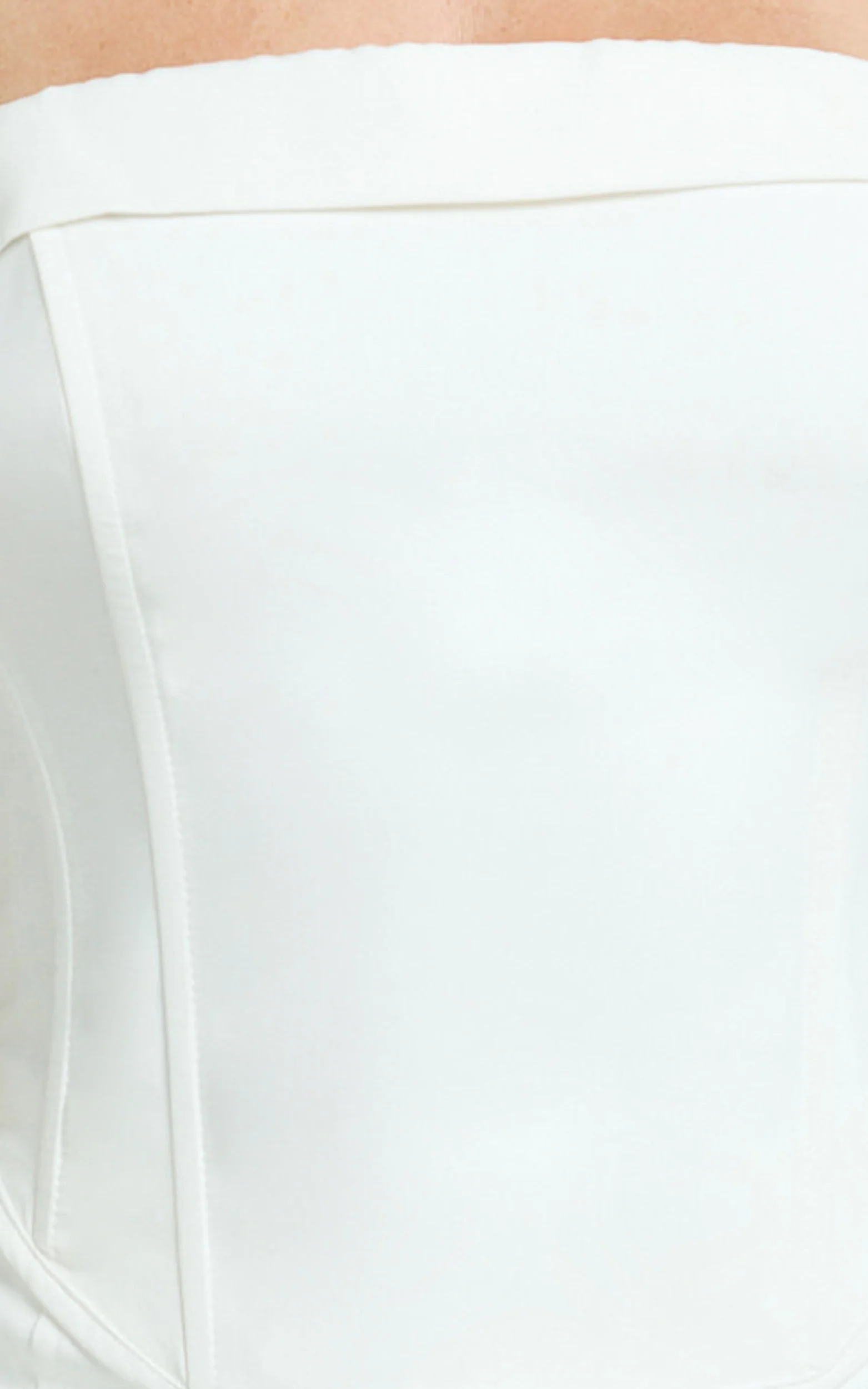 Vaira Top - Strapless Corset Top in White - Image 8