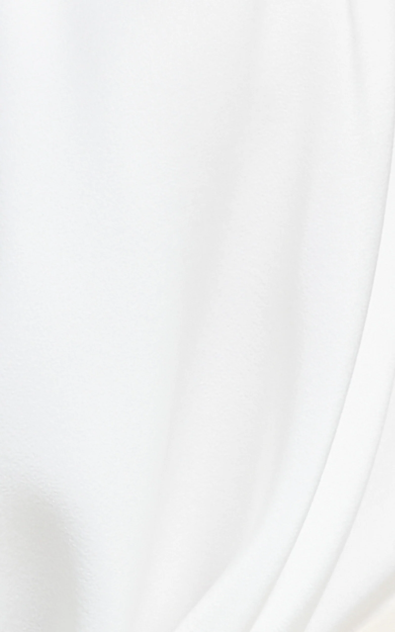Zephyr Bodysuit - Plunge Neck Cowl Bodysuit in White - Image 7